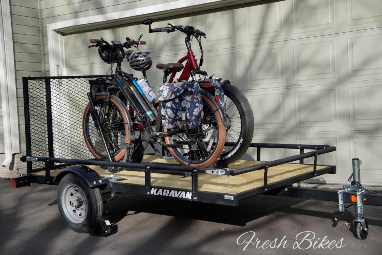 My Alternative to Hitch Racks for eBikes A Utility Trailer